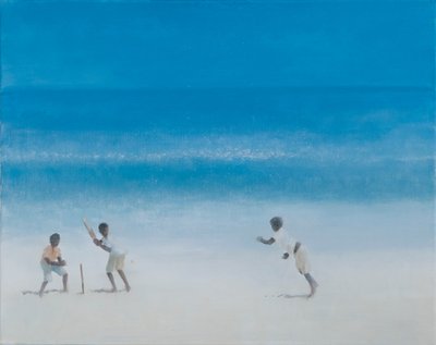 Cricket am Strand, 2012 von Lincoln Seligman